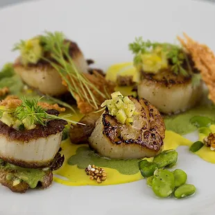 Seared Atlantic Scallops