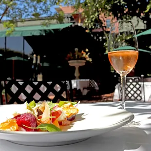 Open for luxurious patio dining.