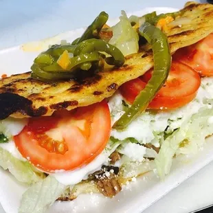 Quesadillas hechas a mano. Handmade Quesadillas