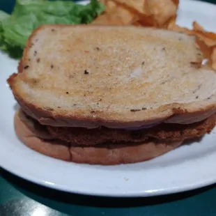 Pork tenderloin sandwich