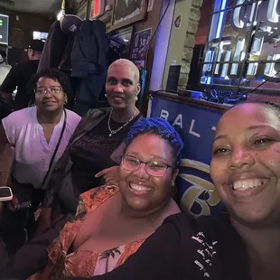 The left table Saturday crew