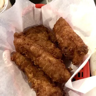 One of many fish fry reorders.  Hot, crispy, and lightning quick to your table.