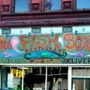 the front of the restaurant