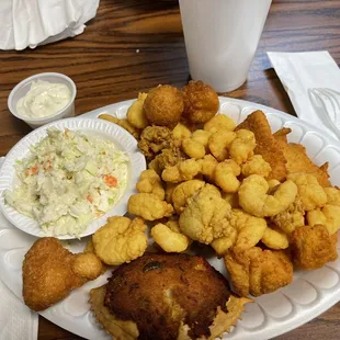 Seafood platter