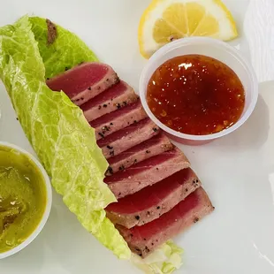 Seared Ahi Tuna! Melts in your mouth good!