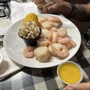 Double fisherman&apos;s catch... friend has throat cancer they accommodated him immensely well