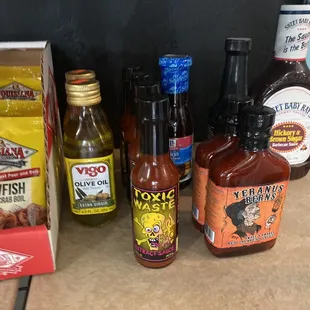 More choices of hot sauce