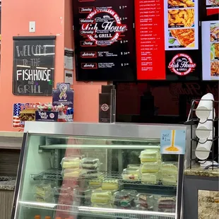 Daily specials with a variety of desserts