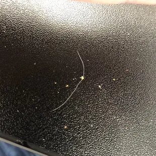 Hair included with some orders.