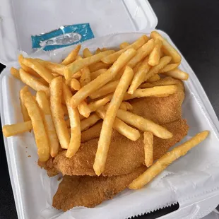 Catfish and fries