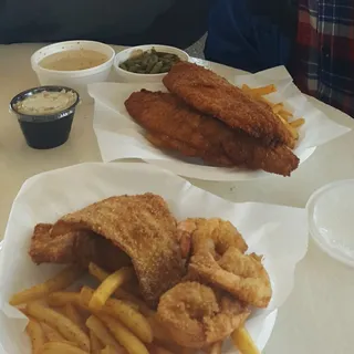 Gulf Shrimp & Scrod Dinner