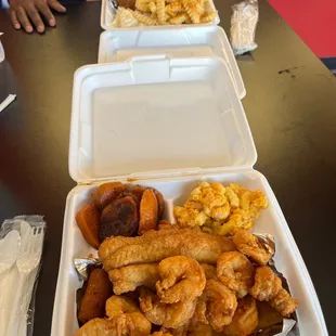 Two way combo with cat fish and shrimp