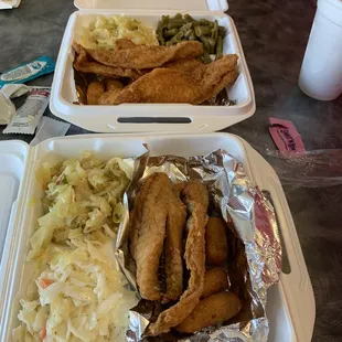 Fried Trout &amp; Fried Catfish