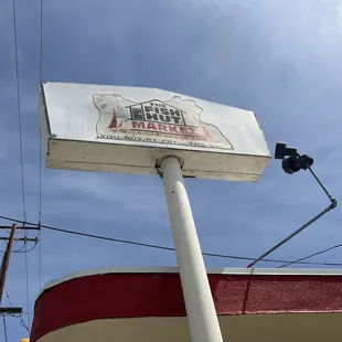 a sign for a fish and chips restaurant