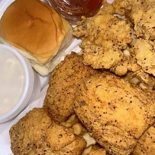 Combo Dinner 5pc Whiting fish &amp; 8pc Shrimp