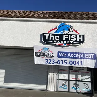 the front of the fish market