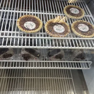 Dessert-pecan pie and sweet potato pie