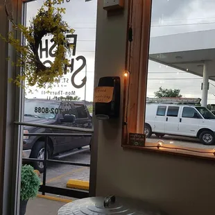 a view of the outside