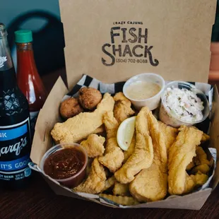 Fish Dinner..Feeding Freezing