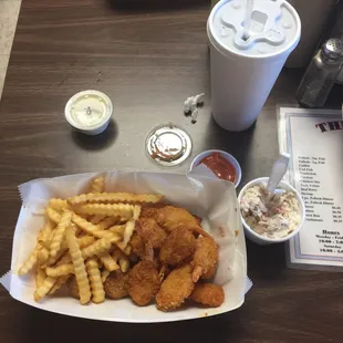 Shrimp dinner.  Friday night special.