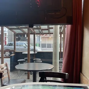 a view of the outside