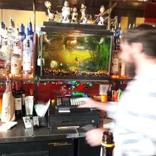 Eric moves so fast getting drinks ...he's just a blurrr...or is that the drinks?