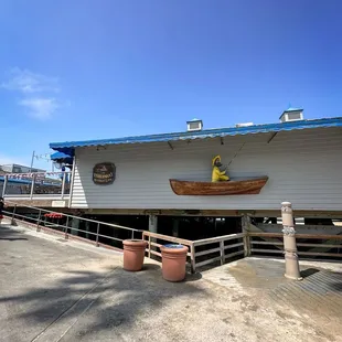 entrance to the restaurant