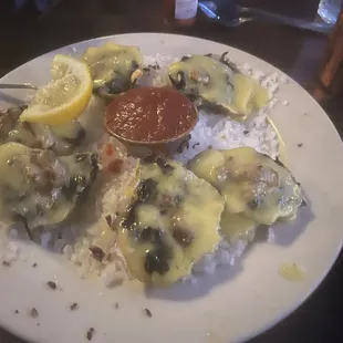 Oysters Rockefeller