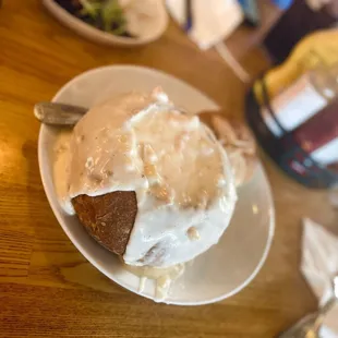 Clam Chowder in a Bread Bowl