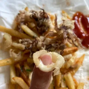 Deep fried Squid Ring