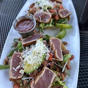 Seared Ahi Tostada