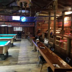 Elevated spectator seating for the pool room. That&apos;s a first for me lol