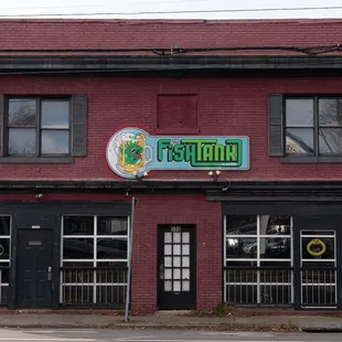 the front of the restaurant