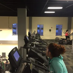 Good amount of cardio equipment on the second amd third floors