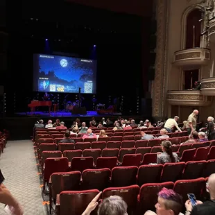 Main floor from almost the last row.