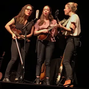 I'm With Her. The acoustics are awesome at The Fitz!