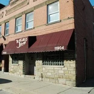 the outside of the building