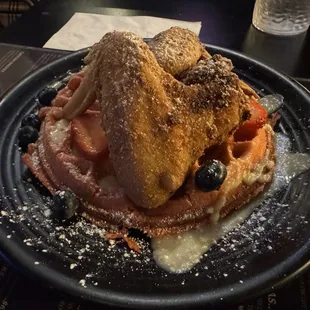 Regular Chicken and Waffles (Red Velvet)