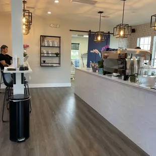 Ordering and prep area at The Fix