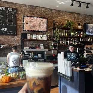 Maple cream cold brew