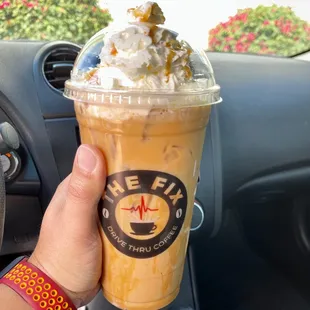 March Special the "Lucky Charm" - White Chocolate with toasted marshmallow and caramel.