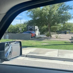 Zoom in to see the worlds smallest coffee drive thru