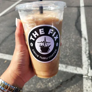Honey cinnamon oat milk freeze