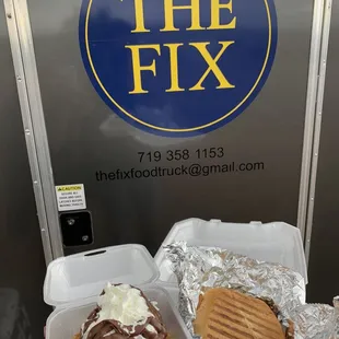 Belgian Waffle &amp; Cuban sandwich