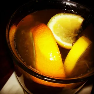 Hot Toddy.  Very strong and very tasty!