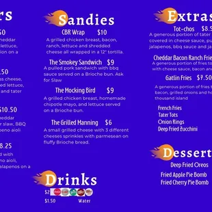 OG Burger Menu