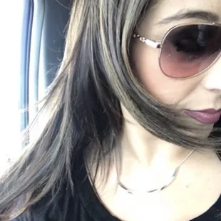 After treatment and color correction