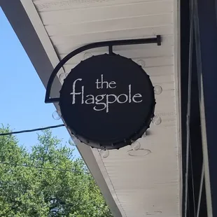a sign on the side of a building