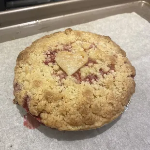 Triple Berry Crumb Pie