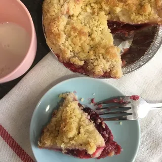 Triple Berry Crumb Pie